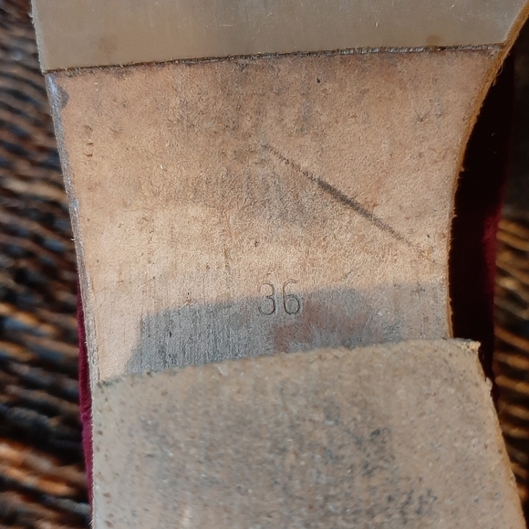 Free People Barbary Distressed Velvet Cowboy Booties 36 Western Boho Witchy Farm - Picture 12 of 14